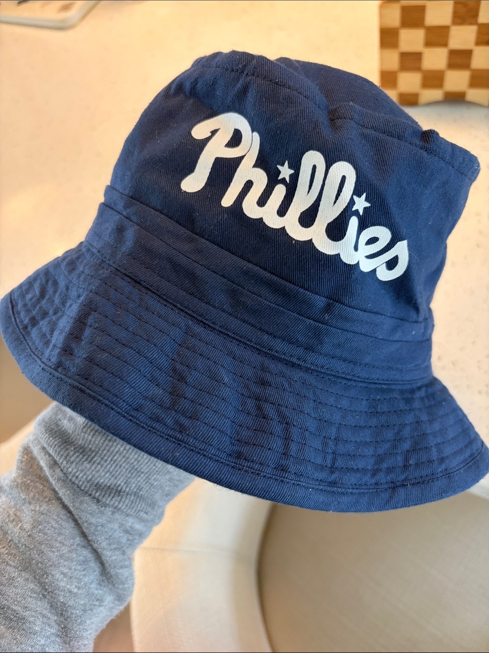 Impressions Phillies Navy Blue Bucket Hat
